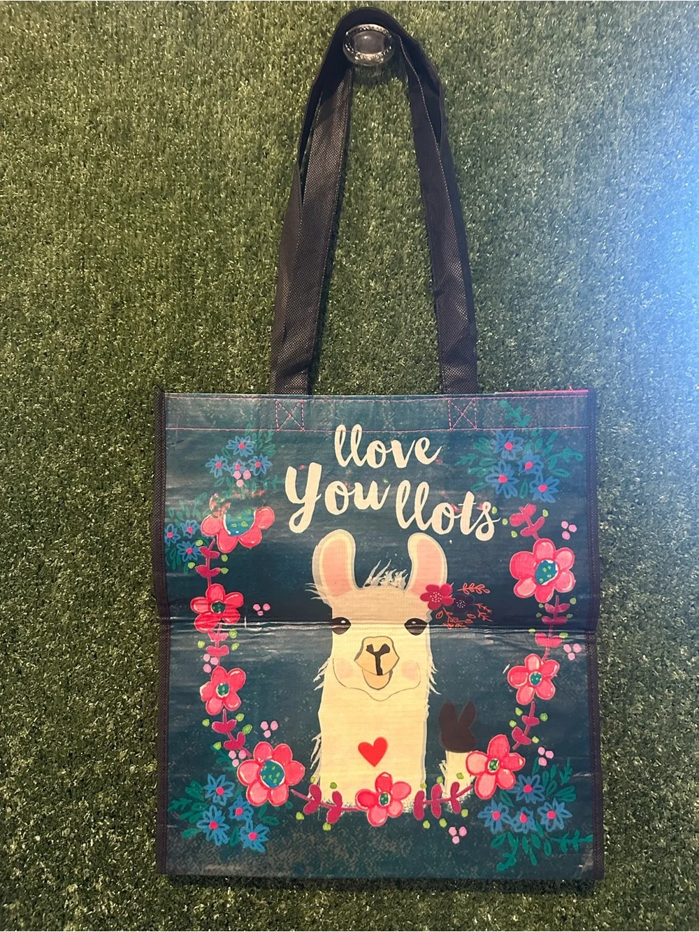 Natural Life Happy Bag Floral & Llove You Lots Llama Tote